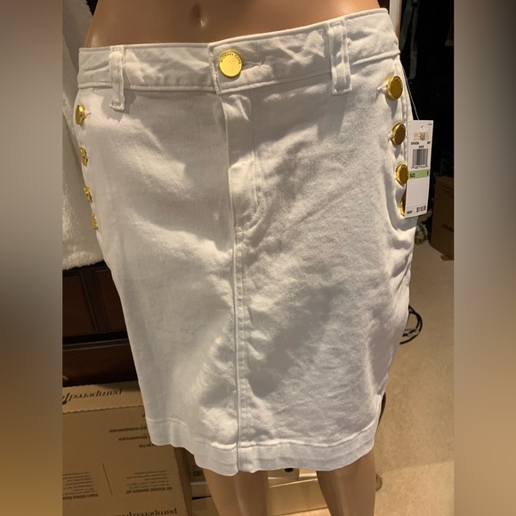 New Michael Kors White Skirt - White - Picture 5 of 5